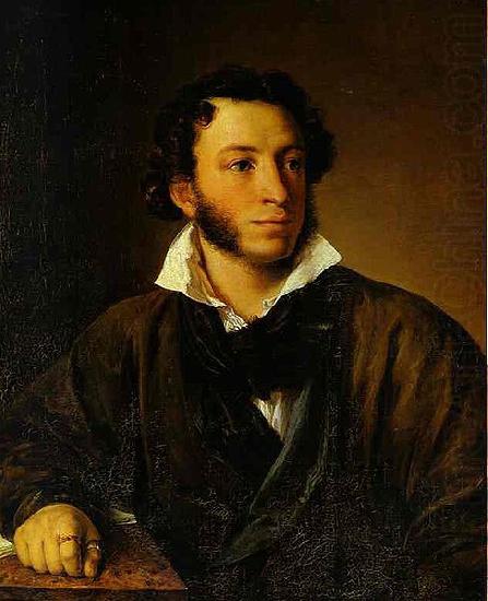 Vasily Tropinin Portrait of Alexander Pushkin, china oil painting image